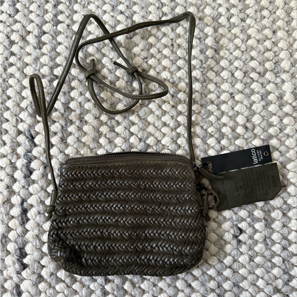 Latico Green Crossbody Bag with Sleek Design